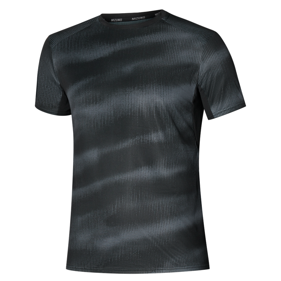 Mizuno DRYAEROFLOW GRAPHIC T-SHIRT Black